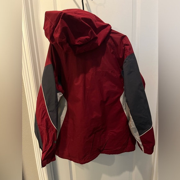 Columbia Men”s Vertex Core Red and Grey Removable Hood Ski Jacket Size L - Picture 2 of 13
